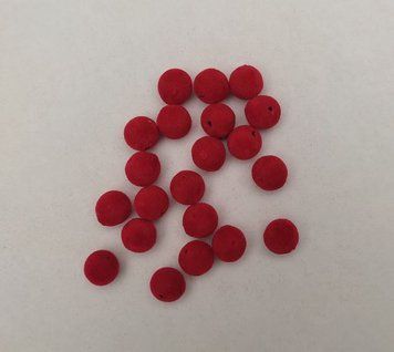 Намистина "Червона горобина" d-10мм+- фас.40шт+- 50284 фото