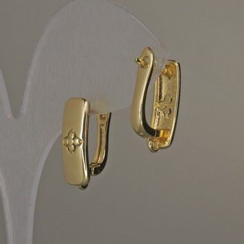 Швензи для сережок золотистий метал 17Х6мм+ - пара 48233 фото