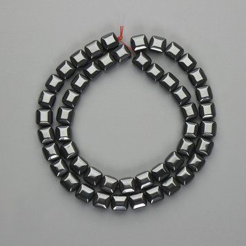 Бусины Гематит кубик 7,5-8х7,5-8мм+- L-38см+- 9229 фото