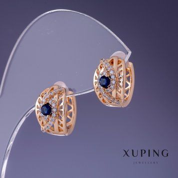 Серьги Xuping 15х9мм "позолота 18К " 56702 фото